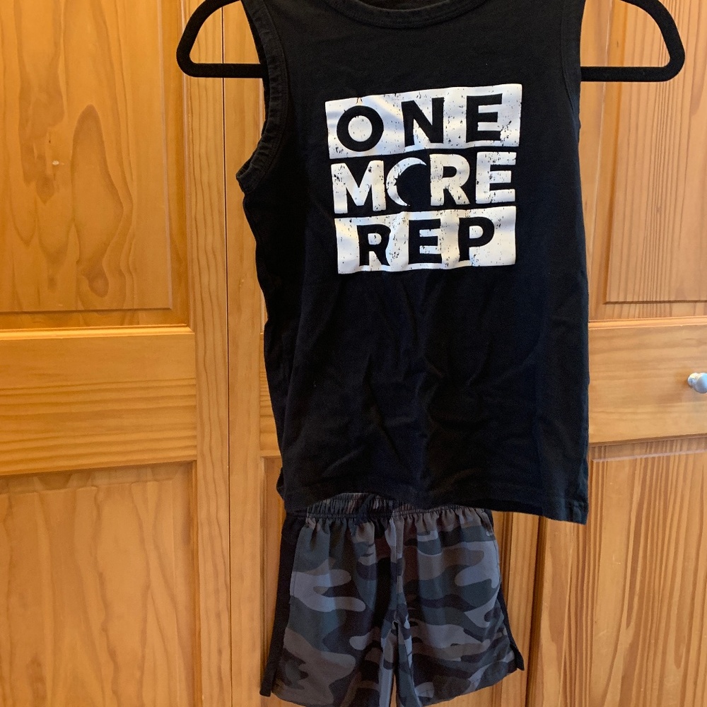 Zyia boy tank and short outfit